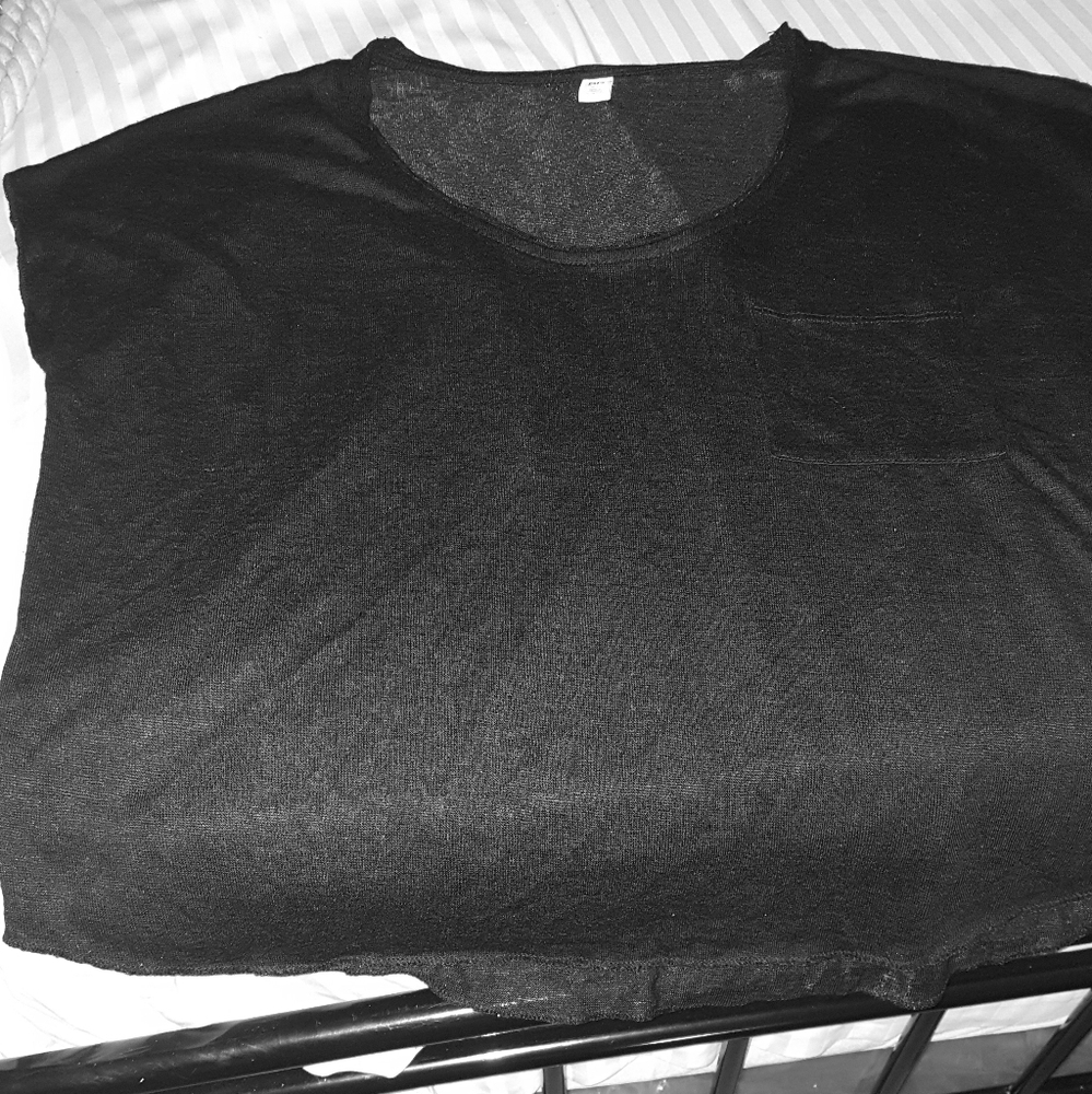 Bp black crop top